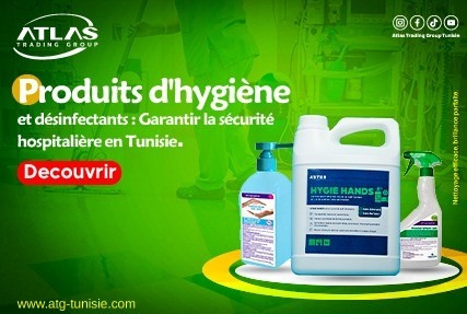 Atlas Trading Group, leader fournisseur de produits d'hygiène et désinfectants en Tunisie